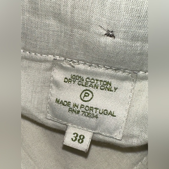 Orvis Men's Size 38 Supercord Pleated Corduroy Pants Green Leather Pocket Trim - Picture 6 of 9